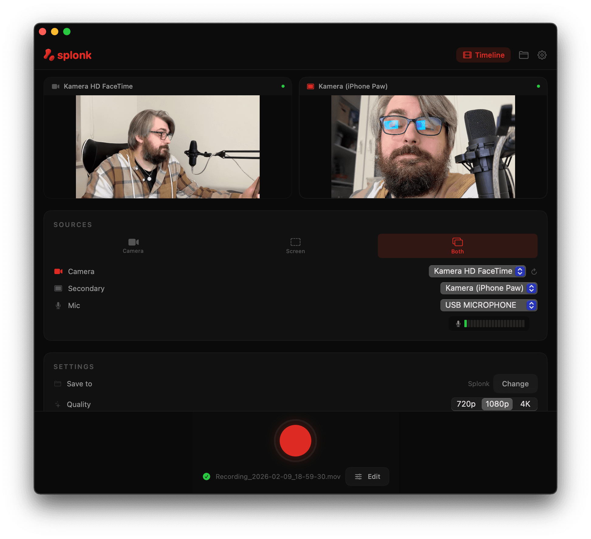 Splonk screenshot
